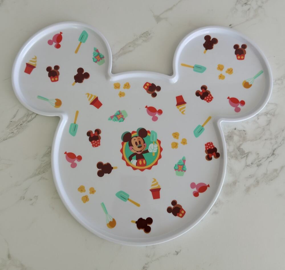 Disney Mickey Mouse Icon Serving Plate Mousewares Parks Treats NWT